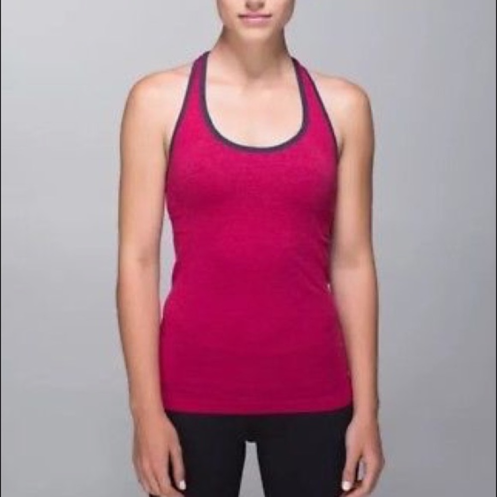 EUC lululemon bumbleberry ebb and flow tank 6